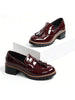 Women Platform Chunky Pumps Slip On Preppy Loafers Heeled Lug Sole Dressy Work Business Casual Woman Flats